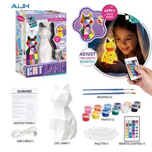 AiJH Lámpara Nocturna de Gato Pintada a Mano, Nuevos Productos, Kit de <span class=keywords><strong>Pintura</strong></span>, Manualidades, Lámparas Nocturnas de Caballo Dibujadas a Mano - Product Image 1