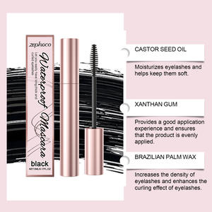 ZEPHOCO gros fibre imperméable longue bouclée <span class=keywords><strong>incolore</strong></span> naturel durable noir bouclé oeil noir - Product Image 2