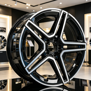 16 17 18 19 20 İnç 5*112 5x114.3 5x120 Siyah İşlenmiş Yüzeyli Alüminyum Alaşımlı Monoblok Dövme Özel Mercedes-Benz Jantları - Product Image 4