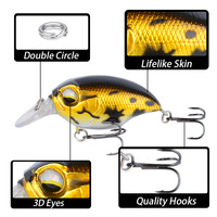 Leurre OEM 8g/11g Minnow Jerkbait Flottant à Lame Courte et Longue, Profil Chubby, Lancer Longue Distance, Eau Douce et Salée, pour Bass