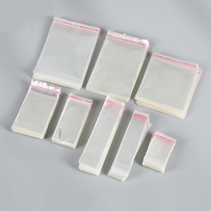 맞춤형 로고 인쇄 <span class=keywords><strong>OPP</strong></span> 백 투명 자가 접착 소형 클리어 폴리 플라스틱 평면 <span class=keywords><strong>OPP</strong></span> 백 - Product Image 2