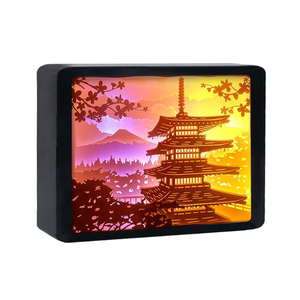 Lámpara Decorativa de Papel Tallado en 3D con Diseño de Pagoda Japonesa, Regalo Navideño, Gran Venta 2026 - Product Image 1