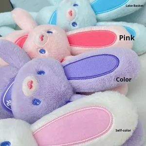 Dessin animé créatif mignon fille Internet célébrité tirer lapin super doux en peluche poupée pendentif personnalisé pour anniversaire PP coton lavé - Product Image 2