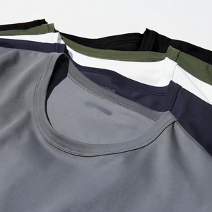 T-shirts pour hommes, coupe classique, 100% coton, écologiques, séchage rapide, anti-rides, respirants, personnalisés, manches courtes, haute qualité - Product Image 1