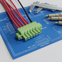 Bloque de terminales de tornillo enchufable de doble cara, cable de terminales multipin para transmisión de señal en equipos industriales