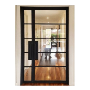 Cửa sổ ban công sắt rèn hiện đại, thiết kế đơn giản, trang trí, cửa sổ và cửa đi bằng thép - Product Image 5