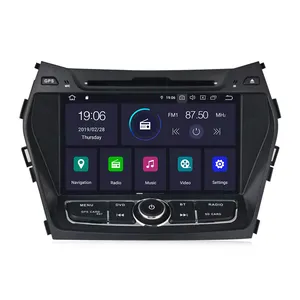 Krando วิทยุติดรถยนต์สำหรับรถยนต์,แอนดรอยด์8นิ้วหน้าจอสัมผัสขนาด11.0 4G 64G สำหรับ Hyundai IX45 Santa Fe 2013-2016หน่วยมัลติมีเดีย GPS