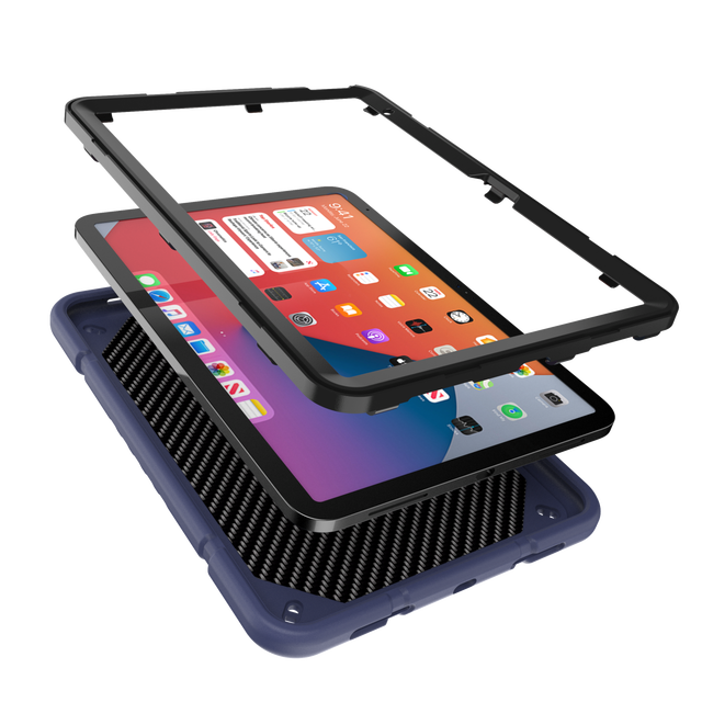 Rugged Case with Holder for iPad 10th 11th 12th 2026 A16 7 8 9 Silicone Tablet Kids Shockproof Case
