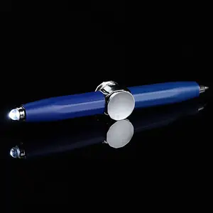 Copllent metal kalem çok fonksiyonlu tükenmez kalem lazer led ışıklı kalem fidget spinners