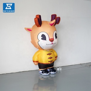 Mascotte <span class=keywords><strong>gonflable</strong></span> personnalisée <span class=keywords><strong>de</strong></span> cerf <span class=keywords><strong>de</strong></span> dessin animé Sculpture <span class=keywords><strong>gonflable</strong></span> <span class=keywords><strong>de</strong></span> personnages <span class=keywords><strong>de</strong></span> dessins animés décorations artistiques - Product Image 2