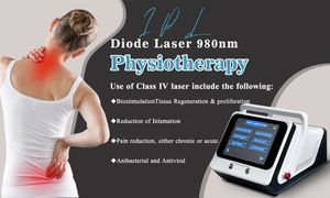 Kelas 4 980nm 1470nm dioda terapi <span class=keywords><strong>Laser</strong></span> fisioterapi punggung rendah penghilang nyeri tulang bahu penyembuhan mesin ortopedi - Product Image 2