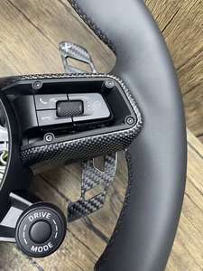 Volant de voiture en cuir et fibre de carbone pour voiture <span class=keywords><strong>Porsche</strong></span> 922 avec bouton <span class=keywords><strong>sc</strong></span> - Product Image 6