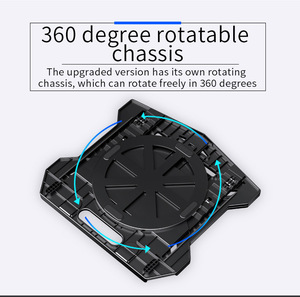 360 Degree Rotation <strong>Folding</strong> Portable Laptop Support with Phone Holder <strong>Adjustable</strong> Foldable <strong>Notebook</strong> Table <strong>Stand</strong> Holder for Desk - Product Image 3