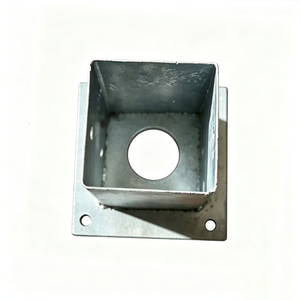Support de poteau carré Sunsbuild en acier inoxydable 201 robuste, fixation en surface pour clôture extérieure, garde-corps et terrasse - Product Image 2