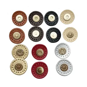 Purse Tote Round Purse Wallet Purse Magnetic Closure Button Bag Clasps Handbag Hasps and Locks Flap Bag Buckle DIY Bag