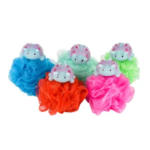 Colorful Fanny Rubber Animal Mesh Bath Sponge For Baby suitable for the skin requirements of different people