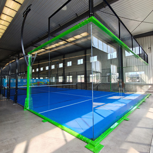 Terrains de <span class=keywords><strong>padel</strong></span> super panoramiques intérieurs et extérieurs 10x20m sur mesure, fabriqués en Chine, Cancha De <span class=keywords><strong>Padel</strong></span>, <span class=keywords><strong>Terrain</strong></span> De <span class=keywords><strong>Padel</strong></span>, Sport <span class=keywords><strong>Tennis</strong></span> - Product Image 4