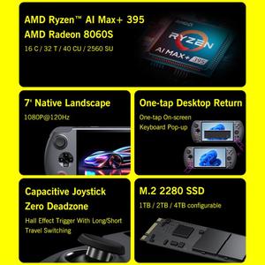 Console de jeu portable GPD WIN <span class=keywords><strong>5</strong></span>, 32 Go + 2 To, écran 7 pouces, système d'exploitation Windows 11, processeur AMD Ryzen Al Max+ 395, livraison directe, console de poche - Product Image 3