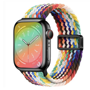 สายนาฬิกาแบบถักไนล่อนหัวเข็มขัดแม่เหล็กสำหรับ Apple Watch S11 - Product Image 4