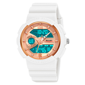 Montres analogiques-digitales chronographes étanches pour femmes SKMEI 2477, montres de sport multifonctionnelles pour femmes - Product Image 6