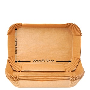 Air Fryer <b>Paper</b> Food Disposable <b>Paper</b> Liner Airfryer <b>Kitchen</b> Cookers Oil-proof Barbecue Plate Steamer Fryer Baking Accessories - Product Image 1