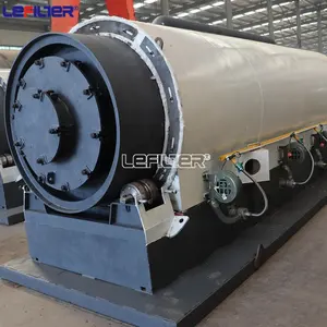 1-2 Ton Small Waste Tire Plastic Pyrolysis Plant To Oil Renewable Energy Equipment With Ce