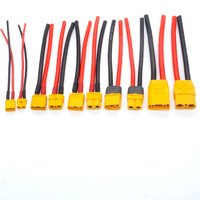 Connecteur XT30 XT60 XT90 avec fil pour modèle d'avion, connecteur de batterie au lithium, groupe d'alimentation, interface de charge