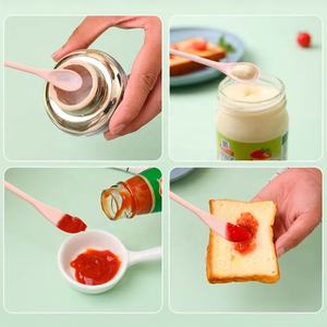 प्रीमियम कॉफी चाय स्कूप जाम सॉस शहद स्कार्पर सिलिकॉन स्पर सिलीकोन स्तेला - Product Image 5