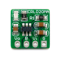 Module de chargeur de batterie au lithium CRLD20MA 3,7 V 500 mA avec sortie LDO 3 V 3,3 V ultra compact 12x11 mm