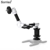 SORRISO Bras articulé magique de 7 pouces en aluminium de qualité supérieure pour appareil photo reflex numérique, support pour éclairage LED, accessoires photo, studio photo