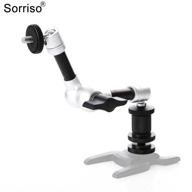 SORRISO 7 Inch Articulating Magic Arm Aluminum Premium Camera Bracket for DSLR Rig  LED Light Camera Accessories Photo Studio