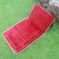 Tapis de prière épaissi pour adulte musulman, mousse à mémoire de forme avec dossier