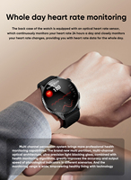 Montre connectée MT800, écran AMOLED 1,56'', moniteur de fréquence cardiaque ECG, appels Bluetooth, étanche IP67, paiement hors ligne, montre connectée fitness