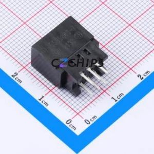 7-5530843-7 Gold Finger Connector Through hole Component (THT),P=2.54mm Connector 2.54mm 6P Through Hole Phosphor Bronze - Product Image 2