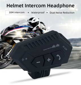 Giá Rẻ Giá 2-cách xe máy Mũ bảo hiểm Bluetooth <span class=keywords><strong>Intercom</strong></span> tai nghe, intercomunicador auriculares casco Bluetooh BT12 - Product Image 5