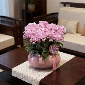 <span class=keywords><strong>Vaso</strong></span> per orchidee rosa, fioriera per orchidee per decorazioni interne, <span class=keywords><strong>vaso</strong></span> per fiori per soggiorno - Product Image 1