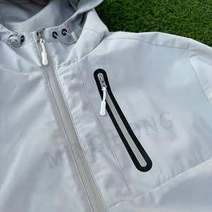 Custom <b>Waterproof</b> Windproof <b>Lightweight</b> <b>Jacket</b> Outdoor Polyester Multiple Pockets Windbreaker <b>Jacket</b> - Product Image 2