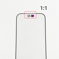 Vente en gros 1:1 pour iPhone 18 18pro 18 Pro Max 18p 18pm 18Duo Verre d'écran avec OCA pour Mini Pro Max Plus Pièces de réparation
