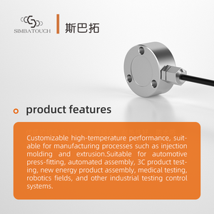 Célula de Carga de Compressão Miniatura de 3kg, 5kg, 10kg, 20kg, 30kg, 50kg, 100kg, <span class=keywords><strong>Sensor</strong></span> de Força de Pressão e Tração Miniatura Tipo Botão - Product Image 2