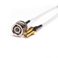 Câble coaxial RF pigtail BNC mâle vers SMA femelle blanc RG316 100 cm 50 ohms