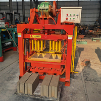 Machine semi-automatique HD pour la fabrication de blocs de ciment creux, moteur facile à utiliser, équipement de haute qualité pour pavés, faible investissement