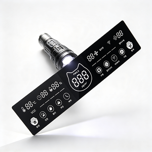 Autocollant personnalisé pour panneau de commande à membrane avec fenêtre d'affichage en PET PVC pour purificateur d'air, filtre PM2.5, COV et plasma - Product Image 1