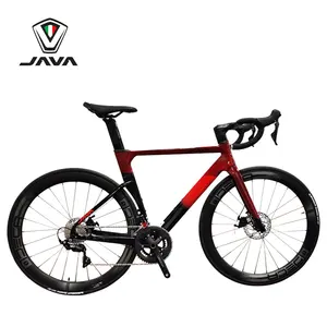 Java FUOCO J.AIR Sợi Carbon Đầy Đủ Đường Xe Đạp 22 Tốc Độ Cạnh Tranh Carbon Đua Xe Đạp Dây Kéo ĐĨA PHANH Áp Suất Dầu R7000