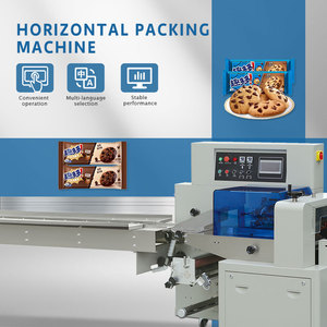 Máquina de Envasado Horizontal de Alta Calidad para Barras de Chocolate Choki, Dulces y Barras de Proteína, con Función de Pegado y Embalaje en Bolsas Tipo Almohada - Product Image 1