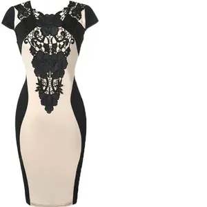 Elegant Lady bodycon dresses for party with lace up