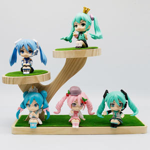 Set de Figuras de Acción de Anime Adorable Cantante de Dibujos Animados Hatsune Miku Juguetes al Por Mayor Ornamento de Mesa para Pastel Colgante Regalos para Niños - Product Image 2