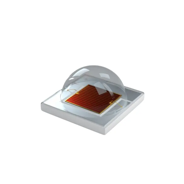 Ledesdar 1W 3030 730-740nm IR SMD LED avec lentille infrarouge couleur haute PPE 3.1-3.3umol/J Offre Spéciale haute ppe.