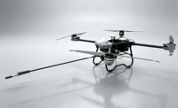 Drone de nettoyage professionnel certifié CE, drone de peinture, drone autonome pour le lavage des fenêtres des bâtiments