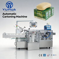 Machine d'emballage horizontale automatique multifonctionnelle YH pour savons en barre, machine d'emballage de savons de bain dans des boîtes en papier