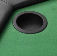 Nouvelle table de poker octogonale à 2 plis, table de divertissement, fabricants directs, table de poker personnalisée